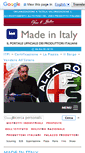 Mobile Screenshot of madeinitaly.org